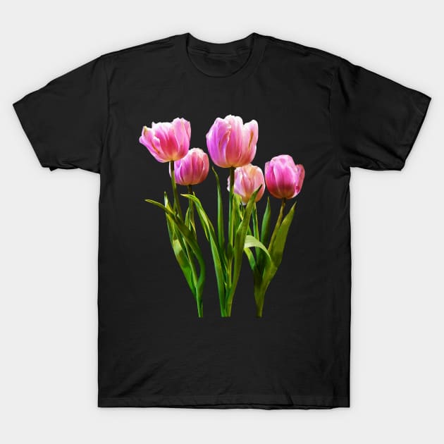 Pink Pastel Tulips T-Shirt by SusanSavad